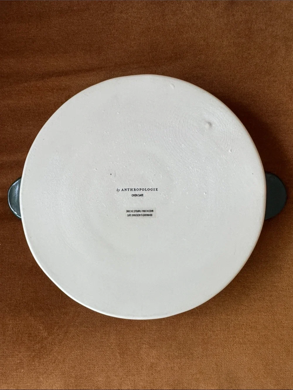 Anthropologie Holly and Pear Pie Dish